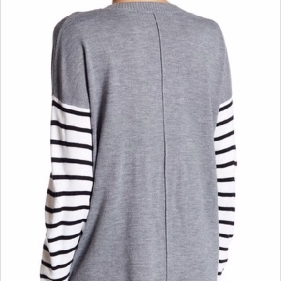 French Connection Drop Shoulder Stripe Sweater - Picture 2 of 6